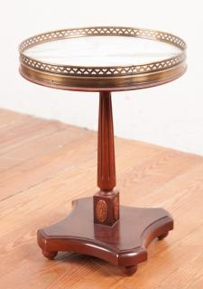 Brass Gallery Marble Top Plant Stand Table Wood plant stand