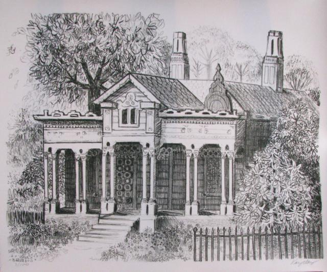 Views 1962 Herron Lithographs of Indianapolis set of six lithographs