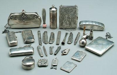 29 sterling and coin accessories three handbags 3 1 2