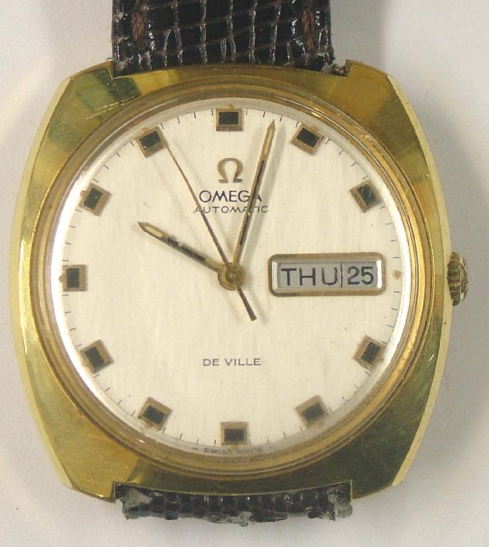 Omega De Ville automatic 1970 s gold plated gentleman s