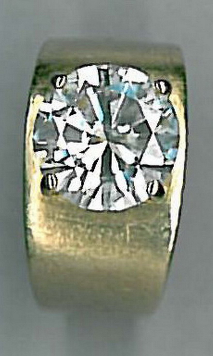 LADIES DIAMOND RING 3 40 CT CENTER STONE 3 40