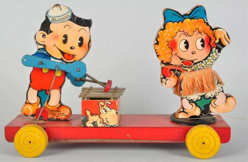 Gong Bell Scrappy Margy Platform Toy Licensed from Columbia Pictures