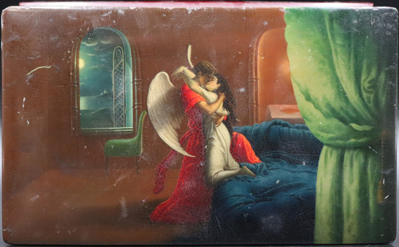 Ex Christie s Signed Russian Lacquered Box Ex Christie s