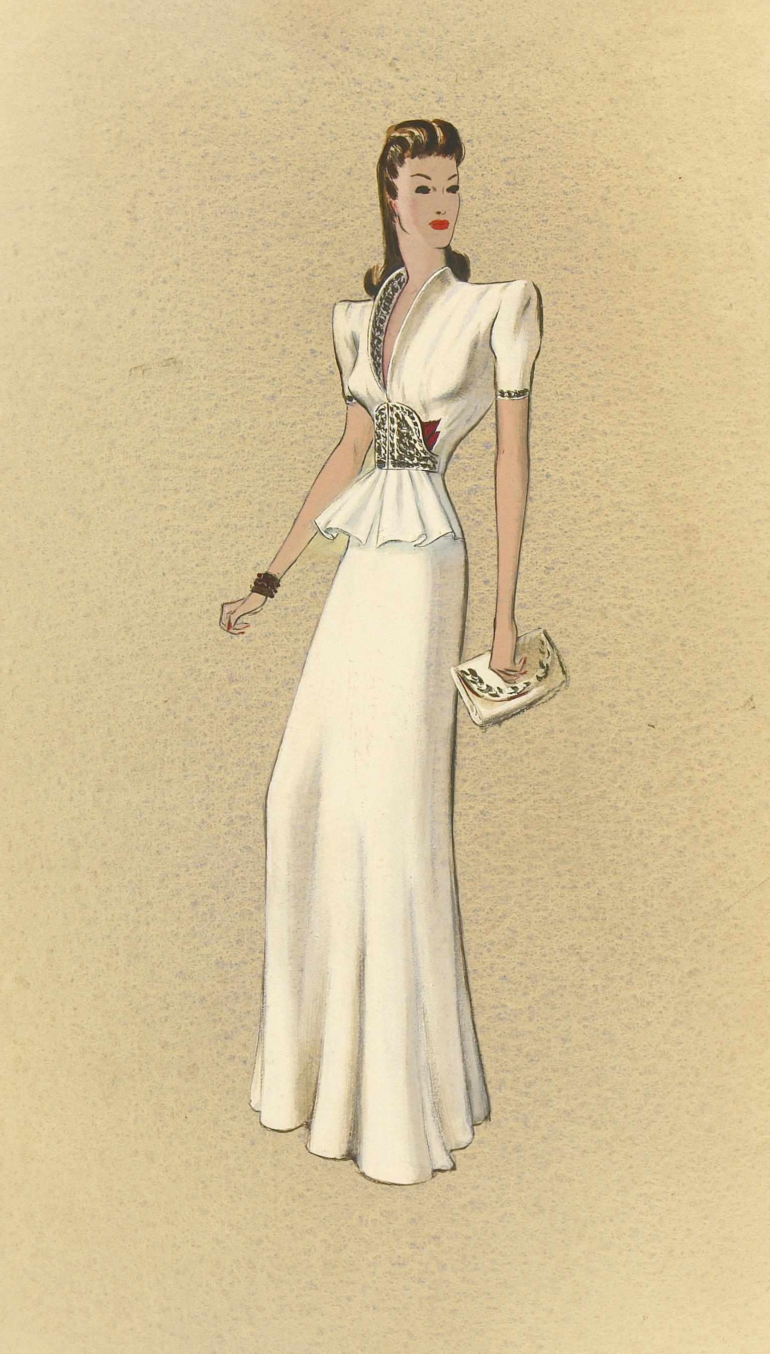 Barbara Stanwyck costume designs from Meet John Doe A pair