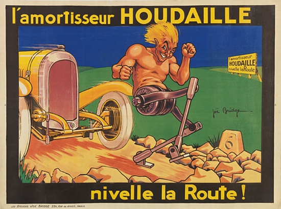 JOE BRIDGE JEAN BARREZ 1886 1967 L AMORTISSEUR HOUDAILLE NIVELLE
