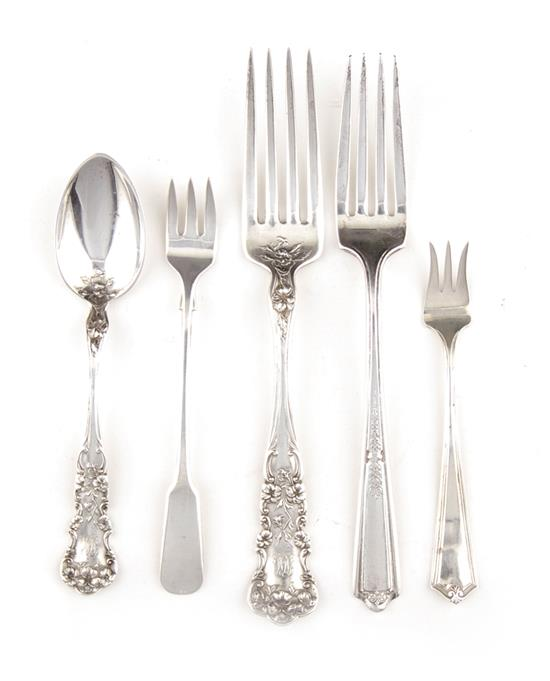 American sterling flatware 6 Gorham L5 1 2 to 10