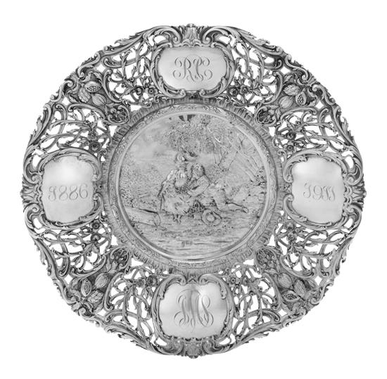 Sale 449 Lot 561 A German Silver Pierced and Repousse