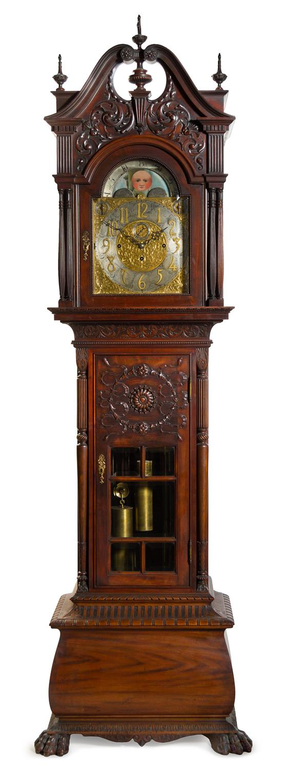 Sale 430 Lot 488 A George III Style Mahogany Tall