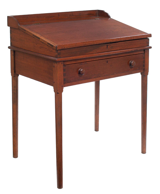 Shaker writing desk attributed to Sabbathday Lake community old in