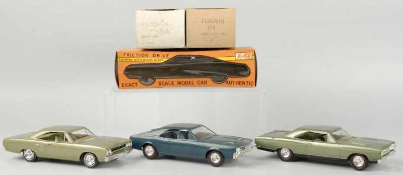 Lot of 3 Promotional Muscle Car Toys Description Circa 1960s