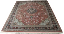 A Fine Wool Carpet ca Mid 20th Century An impressive