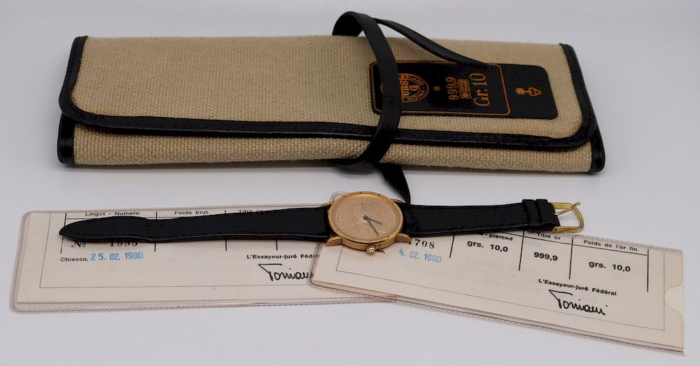 JEWELRY Corum 1881 US 10 Gold Coin Watch Vintage Corum