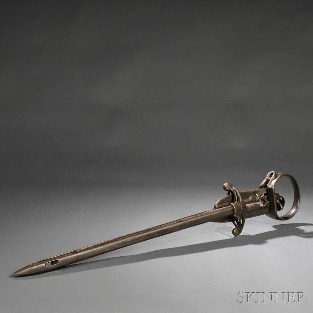 Cast Steel Harpoon Spear Device unknown maker late 19th century