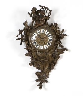 A French gilt Late 19th early 20th century the two
