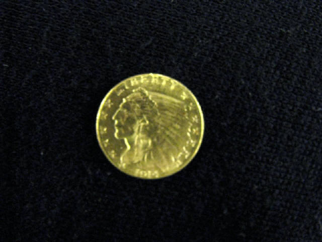 1914 D U S 2 50 Indian Head Gold Coin
