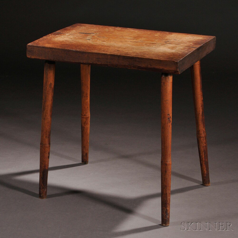 Shaker Oak and Maple Bench first half 19th century the