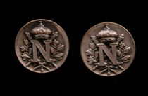 Kramer Swiss Cufflinks Cufflinks feature a medallion form with relief