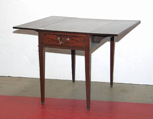 A George III inlaid mahogany pembroke table early 19th century