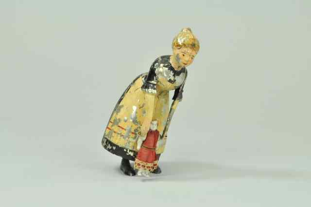 NANNY PLAYING WITH CHILD Germany full figure of Nanny holding