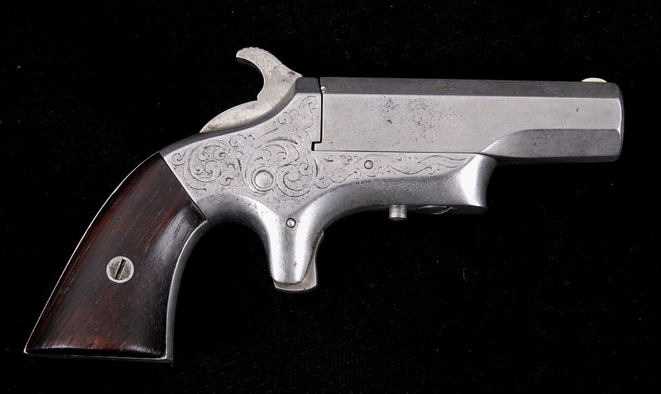 Engraved Merrimack Arms 41 RF Southerner Derringer Featured in this