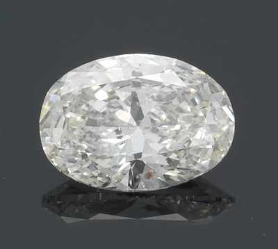 An Unmounted 0 83 Carat Oval Brilliant Cut Diamond Weighting