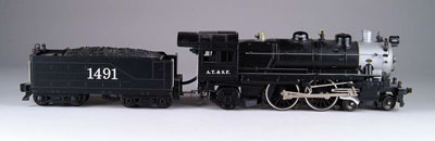 MODERN LIONEL DIECAST 4 4 2 AT SF loco 1491
