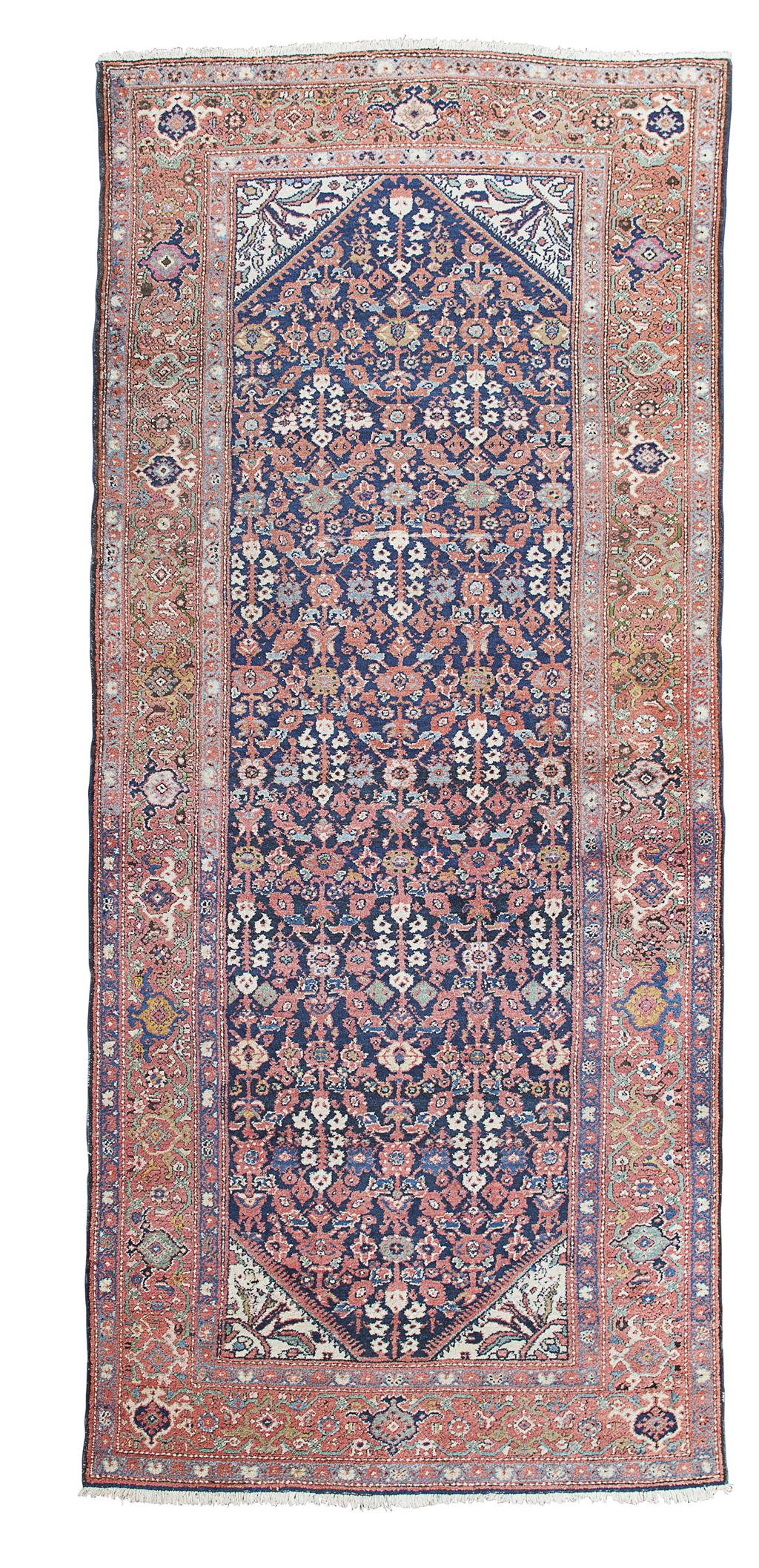 NORTHWEST PERSIAN KELLEH EARLY 20TH CENTURY the indigo field with
