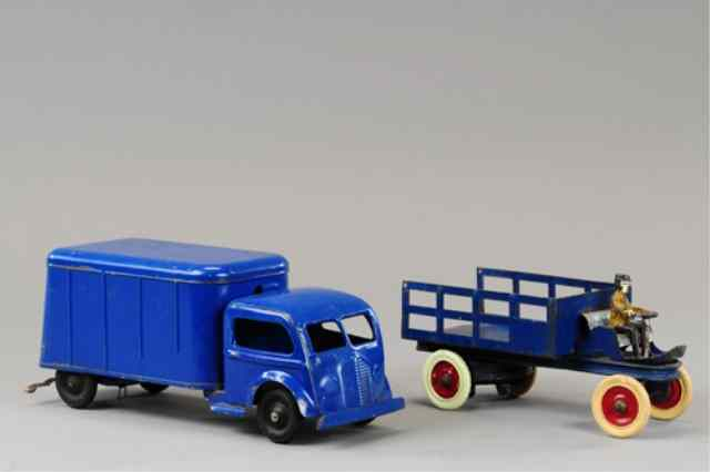 KINGSBURY STAKE TRUCK AND DELIVERY VAN Both pressed steel and