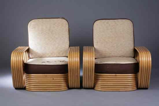 EIGHT PIECE PAUL FRANKL BAMBOO SUNROOM SUITE Japan designed by