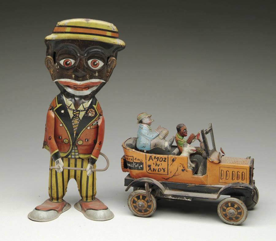 MARX FRESH AIR TAXI AND A MARX BLACK FUNNY DANCER