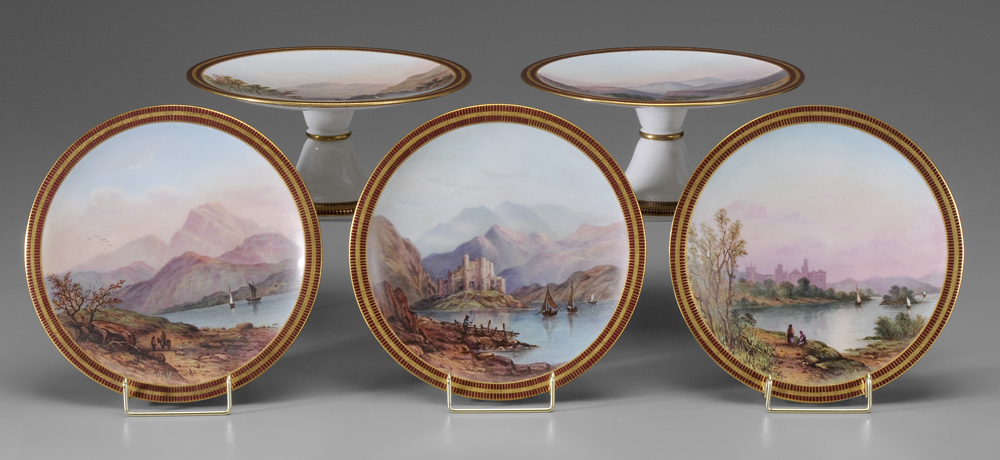 Royal Crown Derby Serving Set English late 19th century each