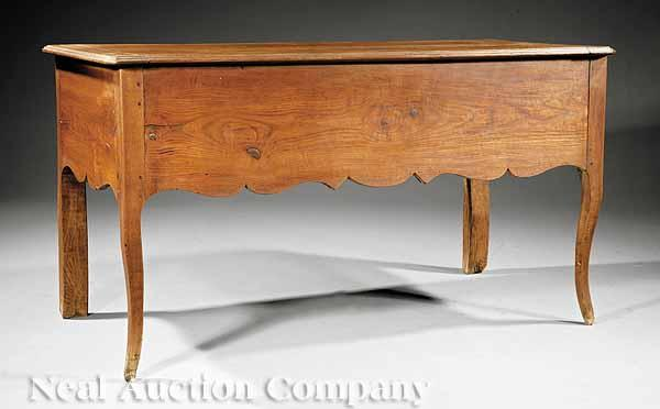 An Antique French Provincial Chestnut Bread Table or Dough Box