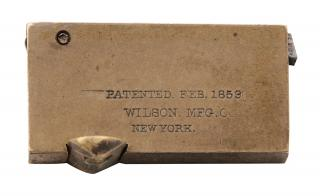 Wilson Percussion Alarm brass body marked Patented Feb 1859 Wilson