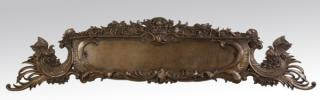 French style patinated bronze trade sign 114 long Belle poque