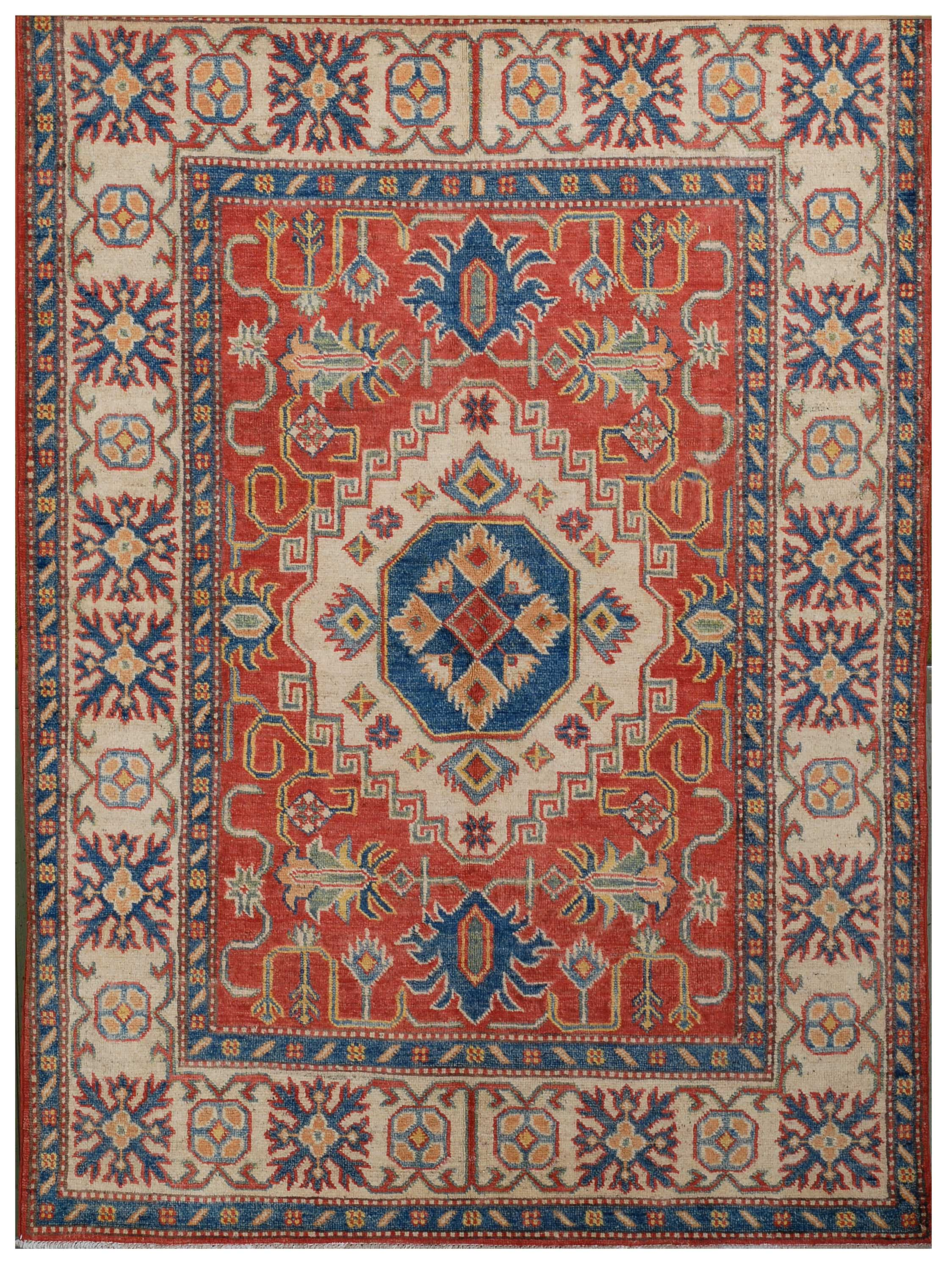 ORIENTAL RUG KAZAK DESIGN 5 0 x 6 9 Classic