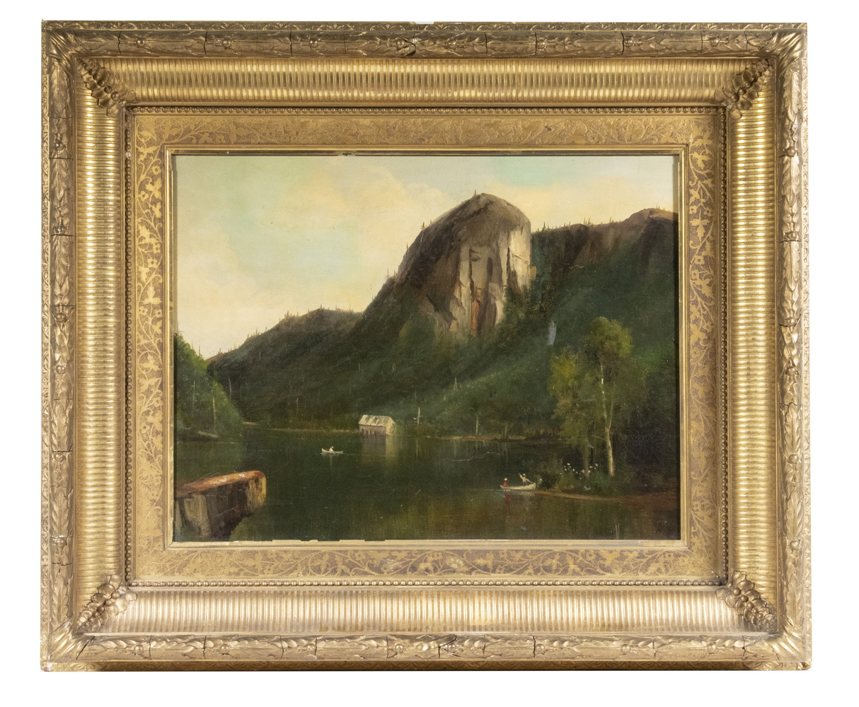 ATTRIBUTED TO SAMUEL W GRIGGS MA 1827 1898 Profile Lake