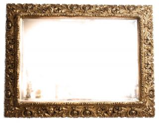 Framed Mirror Frame 36 x 45 Mirror Bevelled
