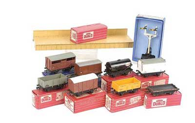 Hornby Dublo 2 and 3 rail Rolling Stock and accessories