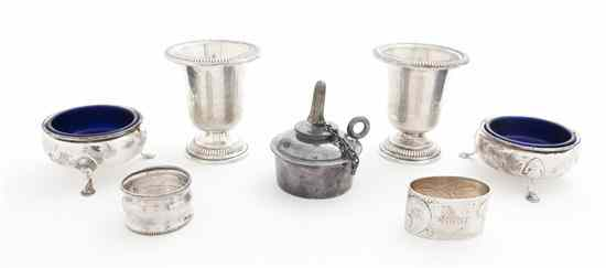 A Collection of American Sterling Silver Articles comprising a pair