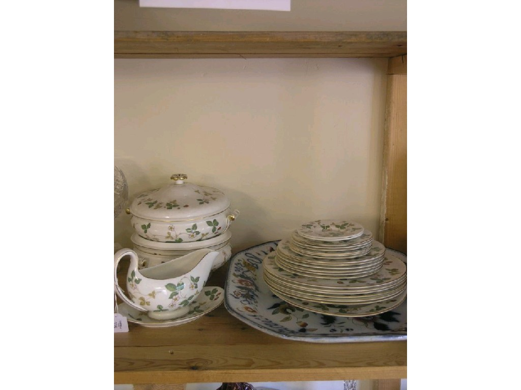 A Wedgwood dinner service twenty three pieces for a six