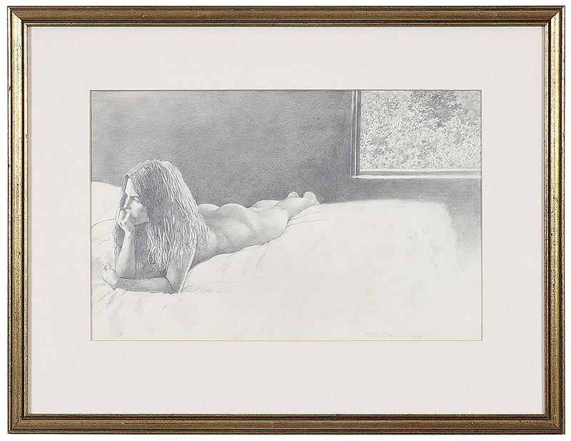 Tim O Kane American Virginia born 1950 Nude on a