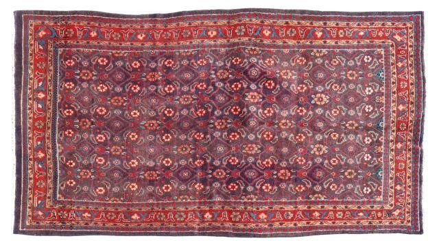 Hand tied Persian Sherivan rug approx 7 2 5 l