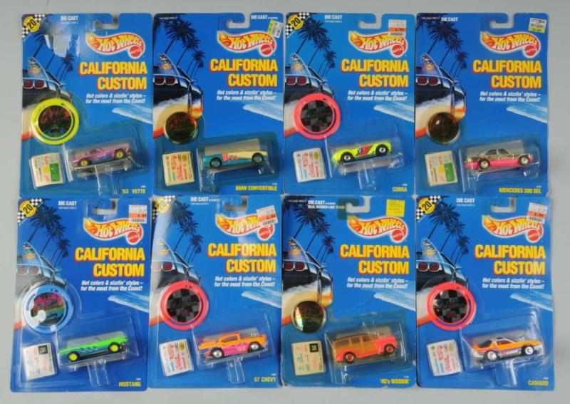 Lot of Mattel Hot Wheels California Custom Cars Description Includes