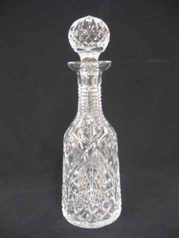 Waterford Cut Crystal Decanter step cut neck 13 signed excellent