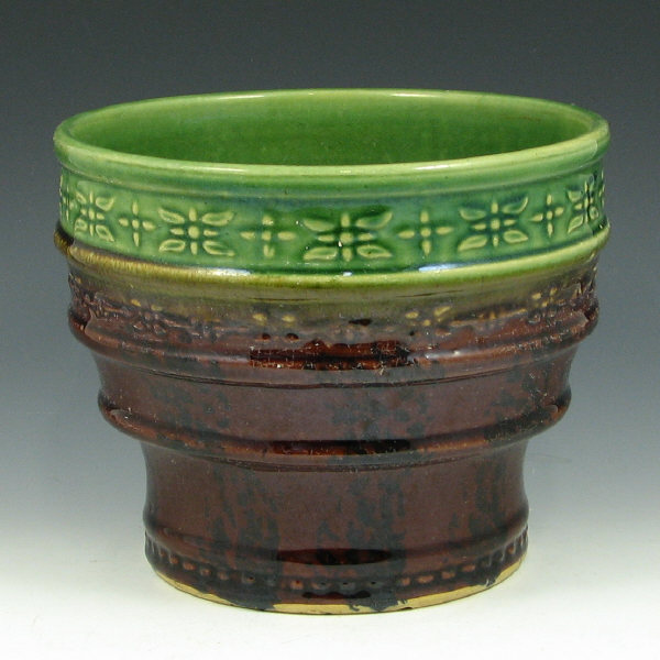 Hull Early Stoneware 536 8 Jardiniere Excellent Early Stoneware 536