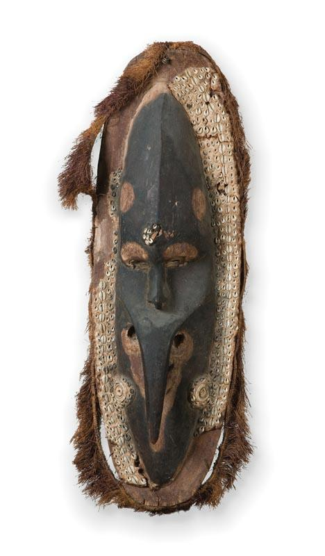 MASK Sepik River New Guinea early 20th century carved wood