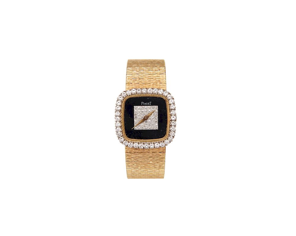 PIAGET 18K Gold and Diamond Wristwatch PIAGET 18K Gold and