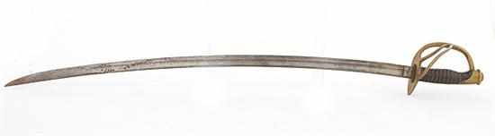 U S Model 1850 cavalry saber by Ames Mfg Co