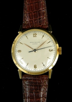 Gentleman s 18k Gold Patek Philippe Wristwatch ca 1950 s