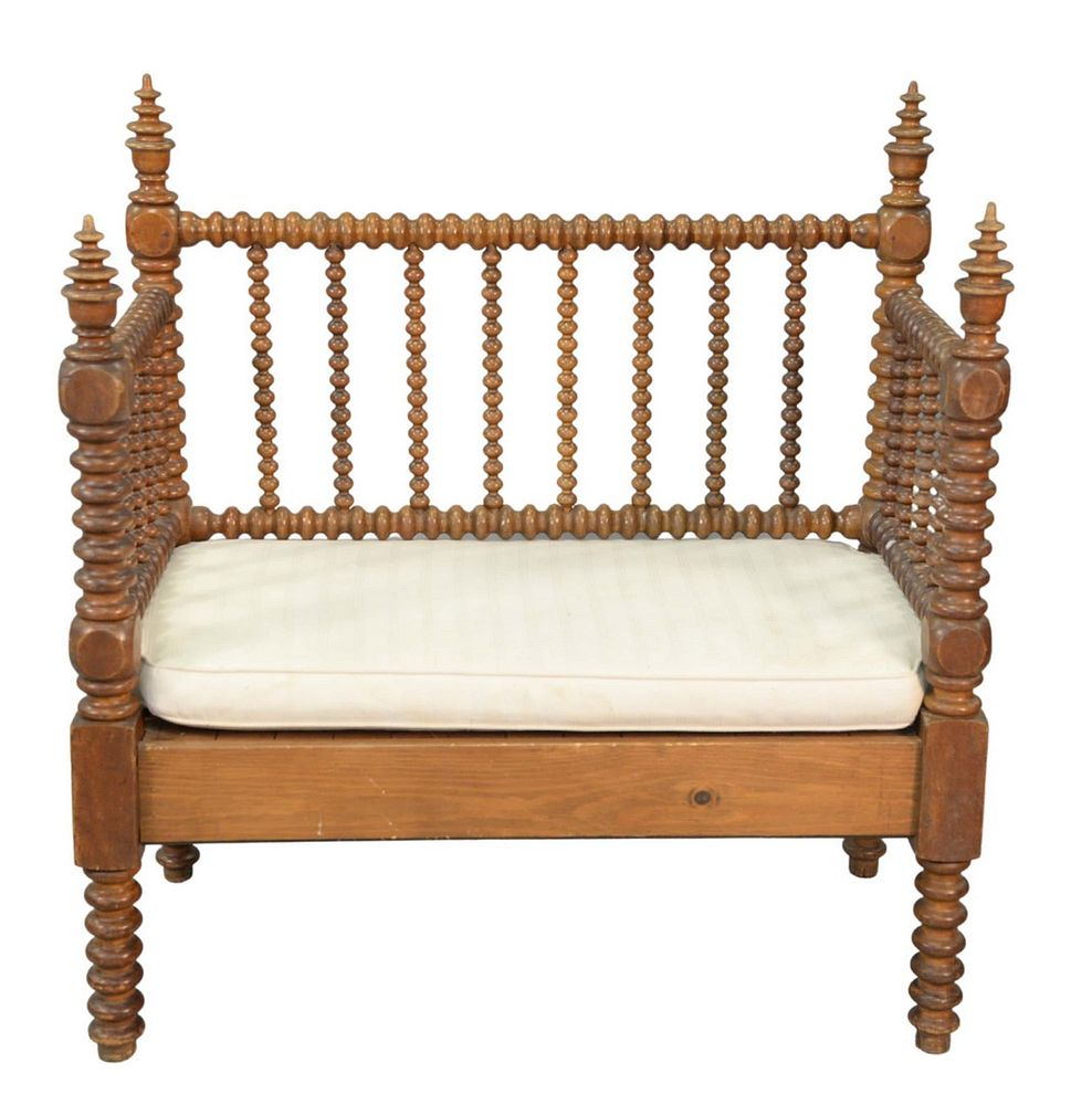 Spool Bench height 44 inches width 39 inches Spool Bench